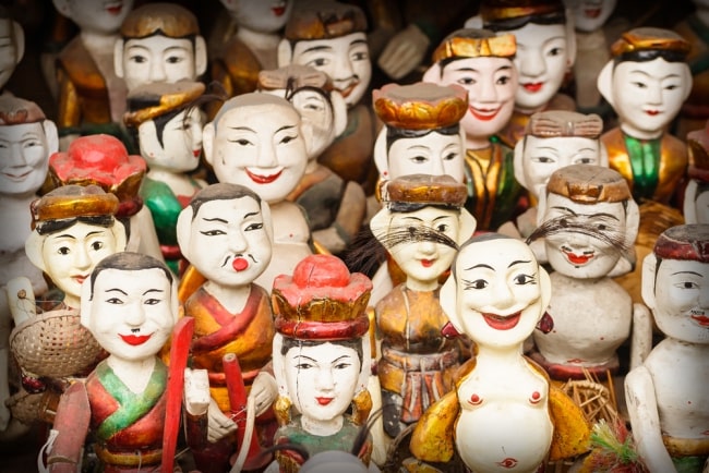 water puppet show